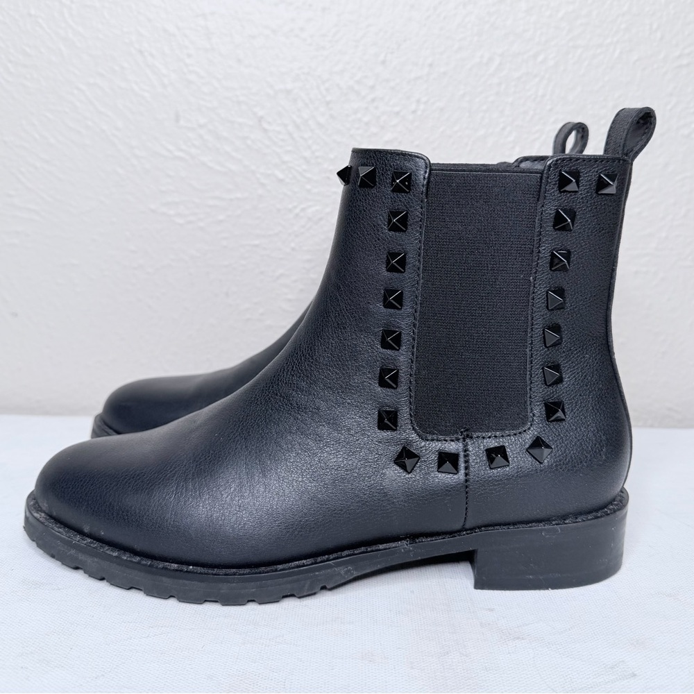 WHBM black studded Chelsea boot